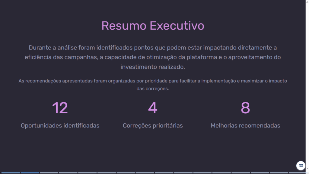 Resumo executivo